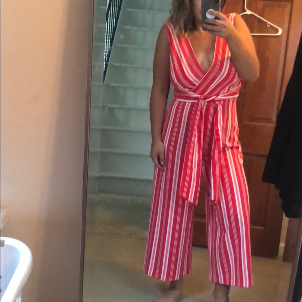 NWT wide leg jumpsuit